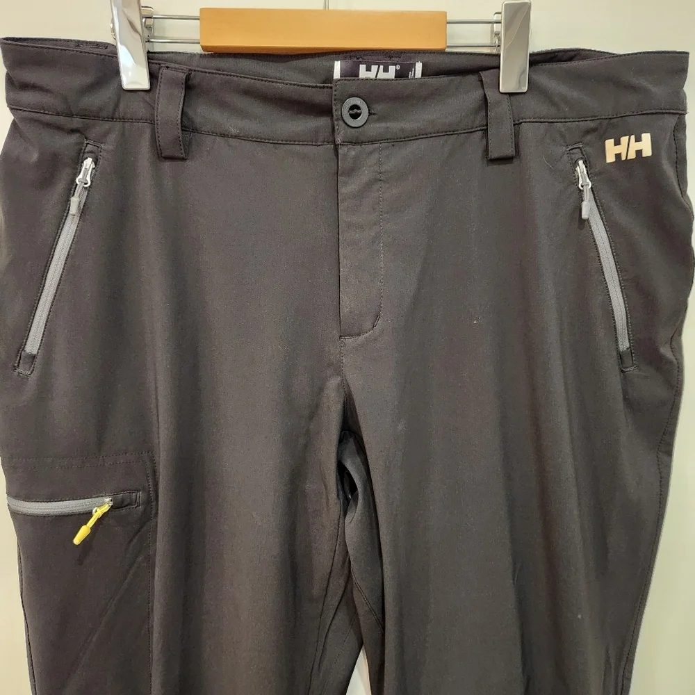 Helly Hansen Pants Mens 38x31 Black Performance Wear Hiking Stretch *China - Picture 3 of 13